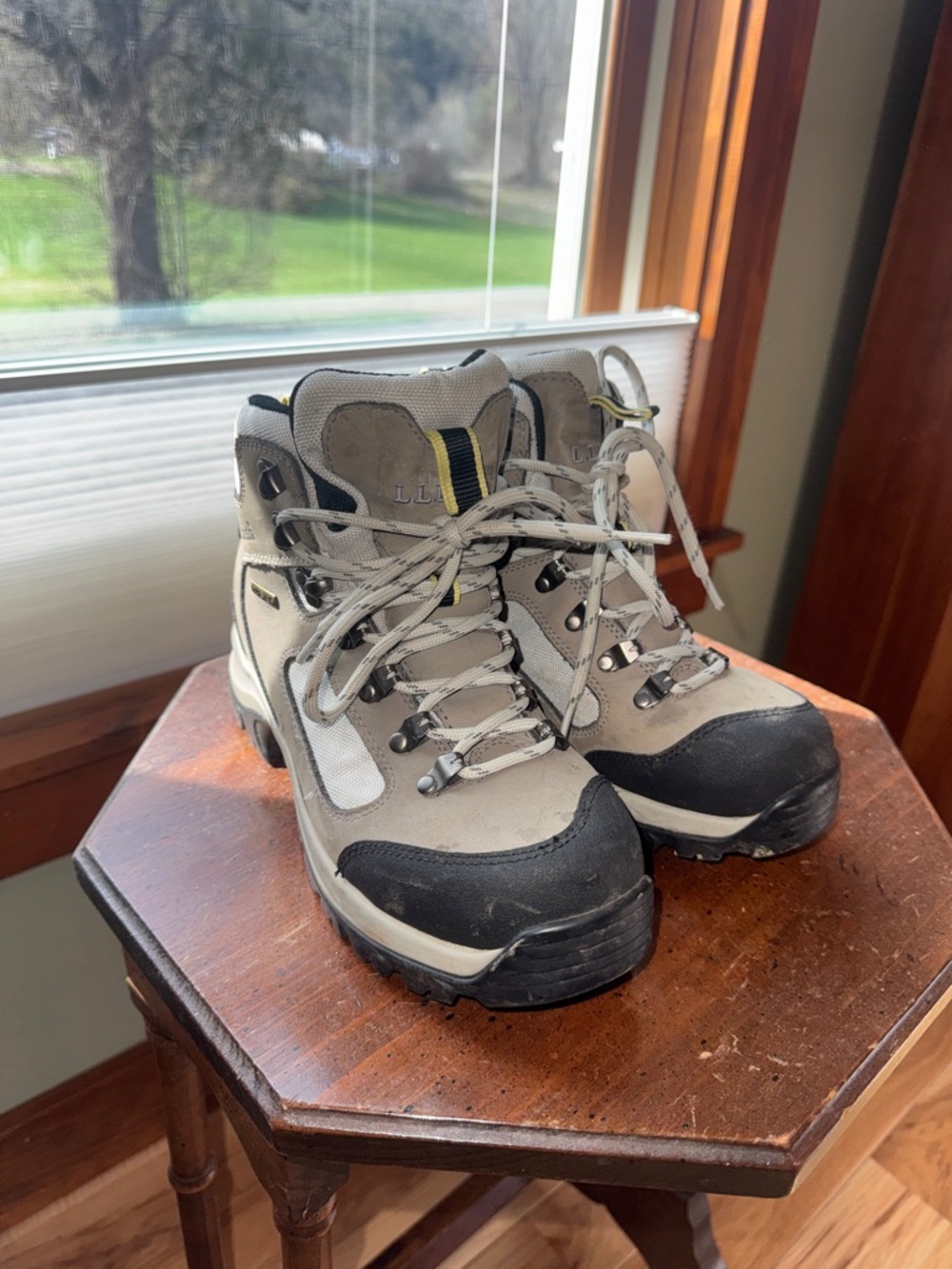 L.L. Bean Women's Gray and Black Winter/Rain Hiking Boots